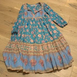 Spell & The gypsy love story boho dress sky blue new without tags